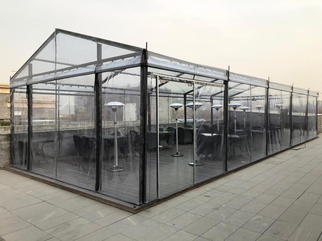 The Emperor Tiananmen Beijing Otel Dış mekan fotoğraf A polycarbonate greenhouse